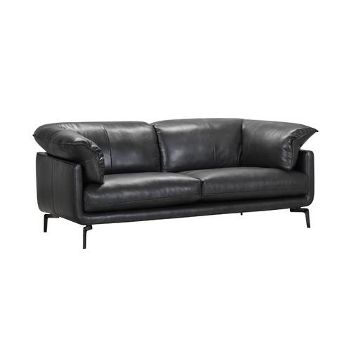 Pesaro 3 Seater Leather Sofa Feather Filled