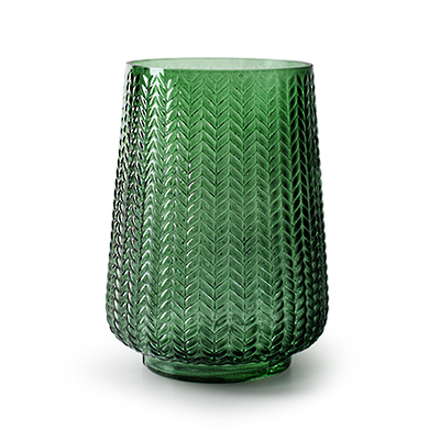 Hurricane Vase - Green