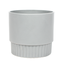 Klara 15cm Grey Ceramic Pot