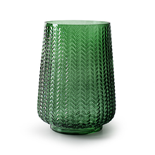 Hurricane Vase - Green