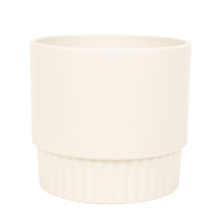 Klara 15cm White Ceramic Pot