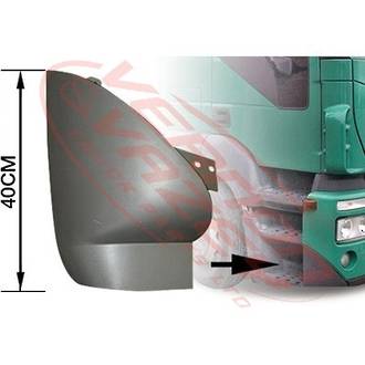FRONT BUMPER END SPOILER - R/H - 40cm HIGH - IVECO STRALIS - AD/AT