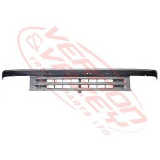 GRILLE - SILVER - SQ H/L - WIDE CAB - 91-94 - MITS CANTER FE444/FK330/FE335 84-94