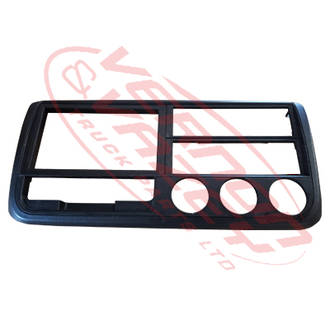 STEREO/HEATER CONTROL SURROUND - N/CAB - MITSUBISHI CANTER FE7/FE8 2011-