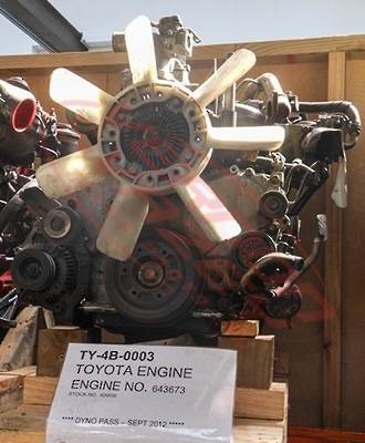 TOYOTA ENGINE 4B - Price on enquiry