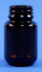 30ml Amber Round Tablet