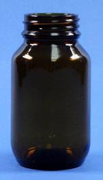 115ml Amber Round Tablet