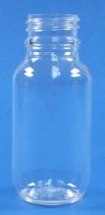 50ml Clear PET Tall Boston Bottle