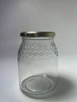 746ML Flint Glass PGP Honey 77MM Twist Jar