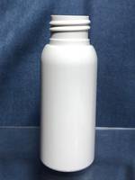 50ML White Pet Tall Boston Bottle