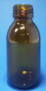 100ml Amber Syrup Bottle