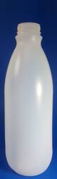 1Ltr Natural HDPE Generic Milk Bottle