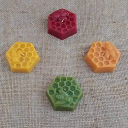 Beeswax Small Honeycomb Candles