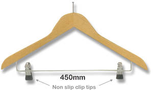 High Quality Timber Hanger with Bar & Clips - Security Pin - 7125S