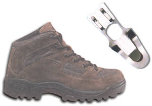 Pricing or Sizing Ticket holder for Shoes.  Fits all shoes, boots and other footware. No 162