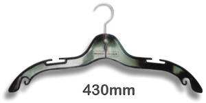 Quality Plastic Shirt Hanger - Metal Hook - 302A