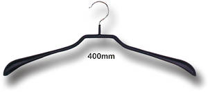 Wide Shouldered (40mm) Nonslip Coated Boutique Hanger - 8395
