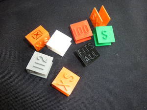 Square Size Markers (25) - Call or E Mail to order