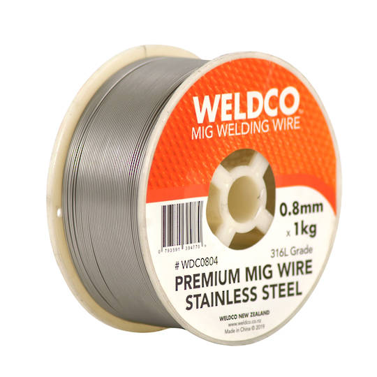 Weldco MIG Welding Wire Stainless Steel – 0.8mm x 1kg