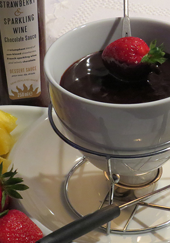 Irish Cream Chocolate Fondue Recipe