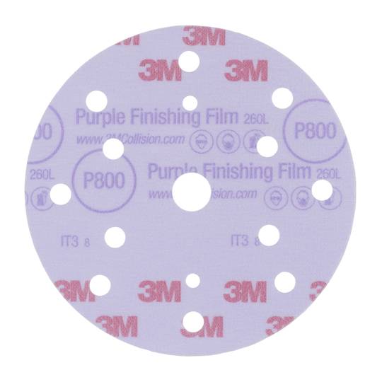 3M 150mm Purple Finishing Film Disc P800