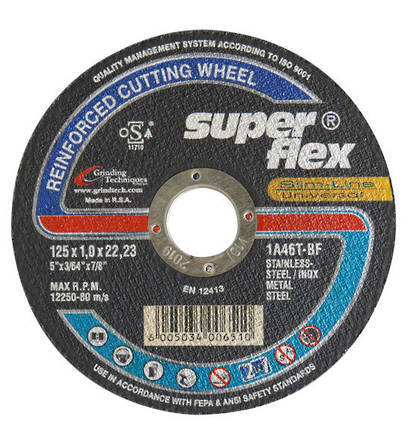 Super Flex 125mm  x 1.0 x 22 Stainless Steel Inox Cut off Wheel
