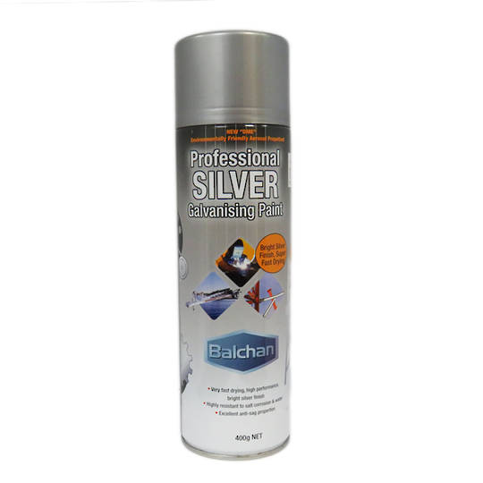 Balchan Professional Zinc Rich Cold Galvanising Silver Paint