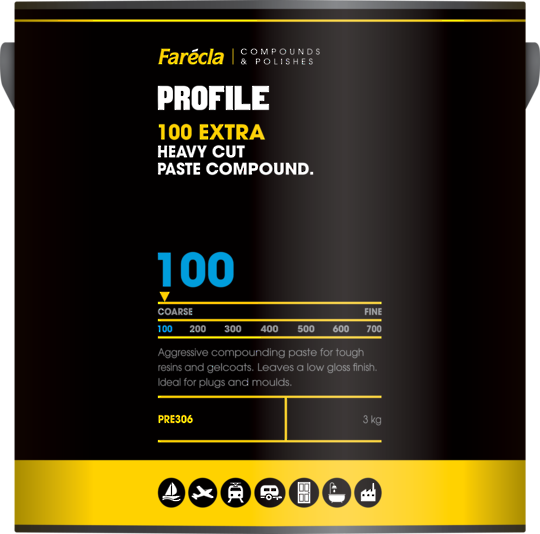 Farecla Profile 100 Extra Heavy Cut Paste Compound 3kg