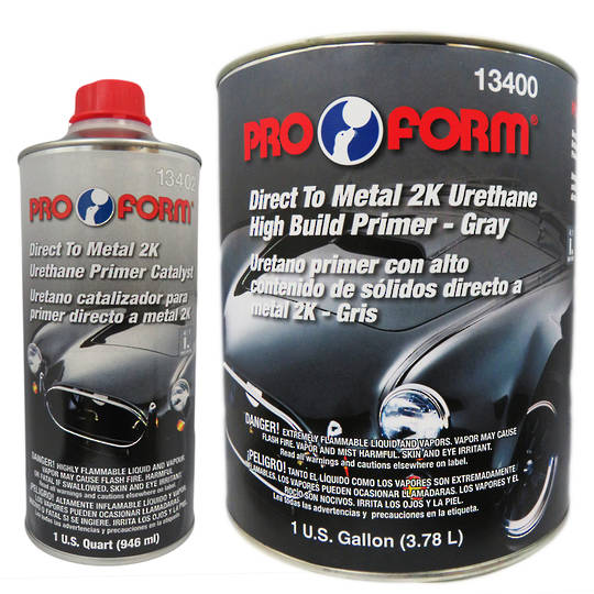 Pro Form Direct to Metal 2K Urethane High Build Primer 4.7L Kit