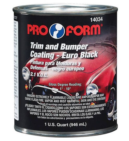 Pro Form Trim and Bumper Coating 946ml