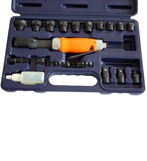 Pneutrend Pneumatic Thru-Hole Ratchet Wrench Kit