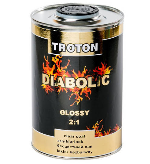 Troton Diabolic 2:1 Acrylic Clearcoat Gloss 1 Litre