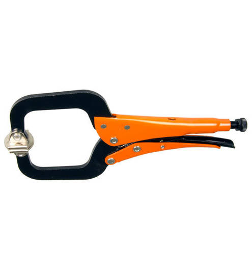 Grip-On 300mm Locking C Clamp with Swivel Pads