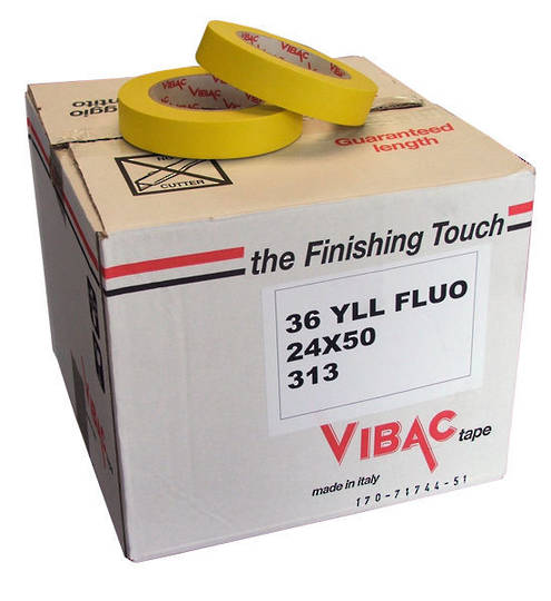 Vibac 313 Yellow Automotive Masking Tape 24mm