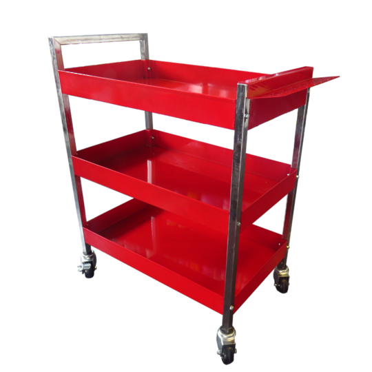 Wyatt 3 Shelf Service Cart With Tool Holder