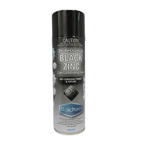Balchan Professional Black Zinc Cold Galvanising Silver Paint 400g