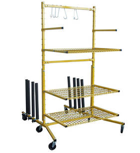 3 Shelf Parts Stand with Rack