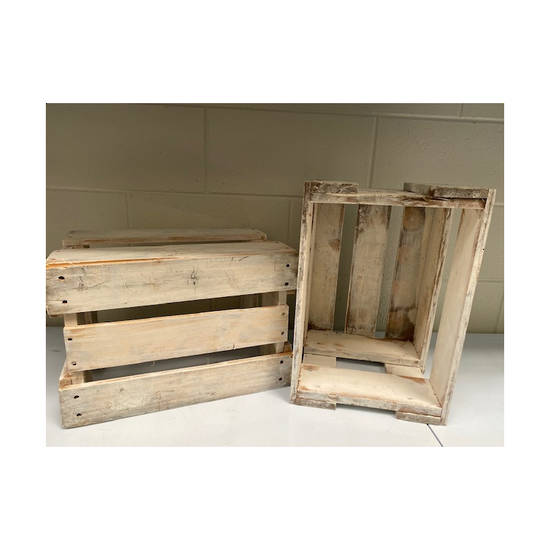 Old Beer Crate White