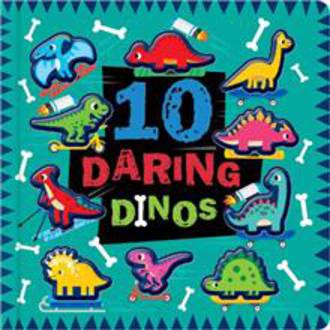 10 Daring Dinos  (Board Book)
