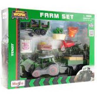 Maisto Mini Work Machines Farm Set- Fendt