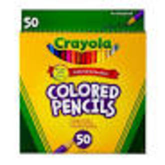 Crayola 50 Pack Full Size Color Pencils