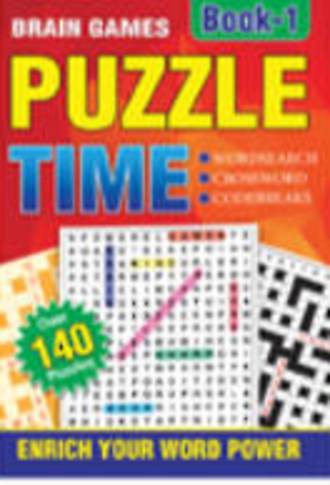 Brain Game Puzzle Time Book-1