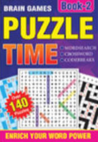 Brain Games Puzzle Time Book-2