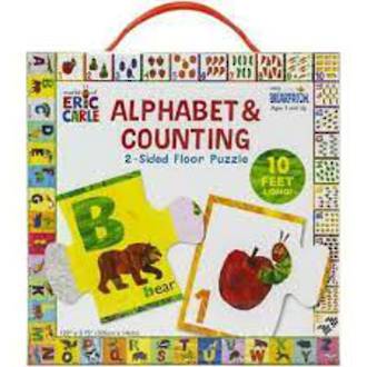 Alphabet & Counting 2 Sided Floor Puzzle 26pcs
