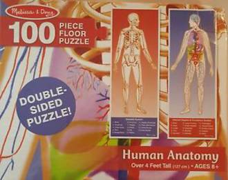 Melissa & Doug Floor Puzzle Human Anatomy 100pc