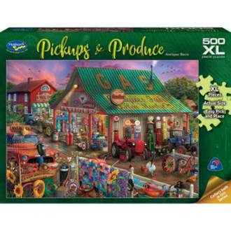 Pickups & Produce 500pc Puzzle Antique Barn