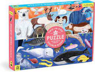 Mudpuppy Double-Sided Puzzle Arctic Above & Below (100pc)