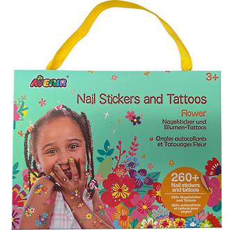 Avenir Nail Stickers And Tattoos Flower