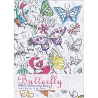 Butterfly Adult Colouring Book