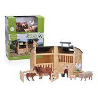 Collecta Farm LIfe Barn/ Stable Set